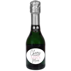 Personalisierte Mini-Sektflasche – „Cheers auf die zukünftige Mrs" mit Wunschname | Geldermann