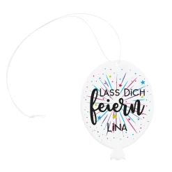 Personalisierter Acryl Deko Ballon zum Geburtstag | Geburtstagsgeschenk mit Name