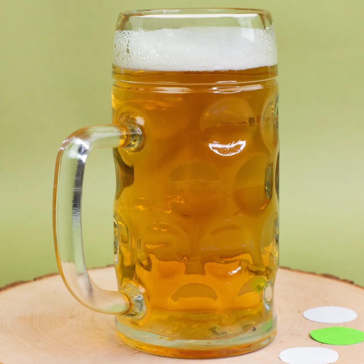 Personalisierter Bierseidel mit Name und Edelweiß Motiv | Maßkrug 1l, Bierkrug 500ml & Schnapsglas