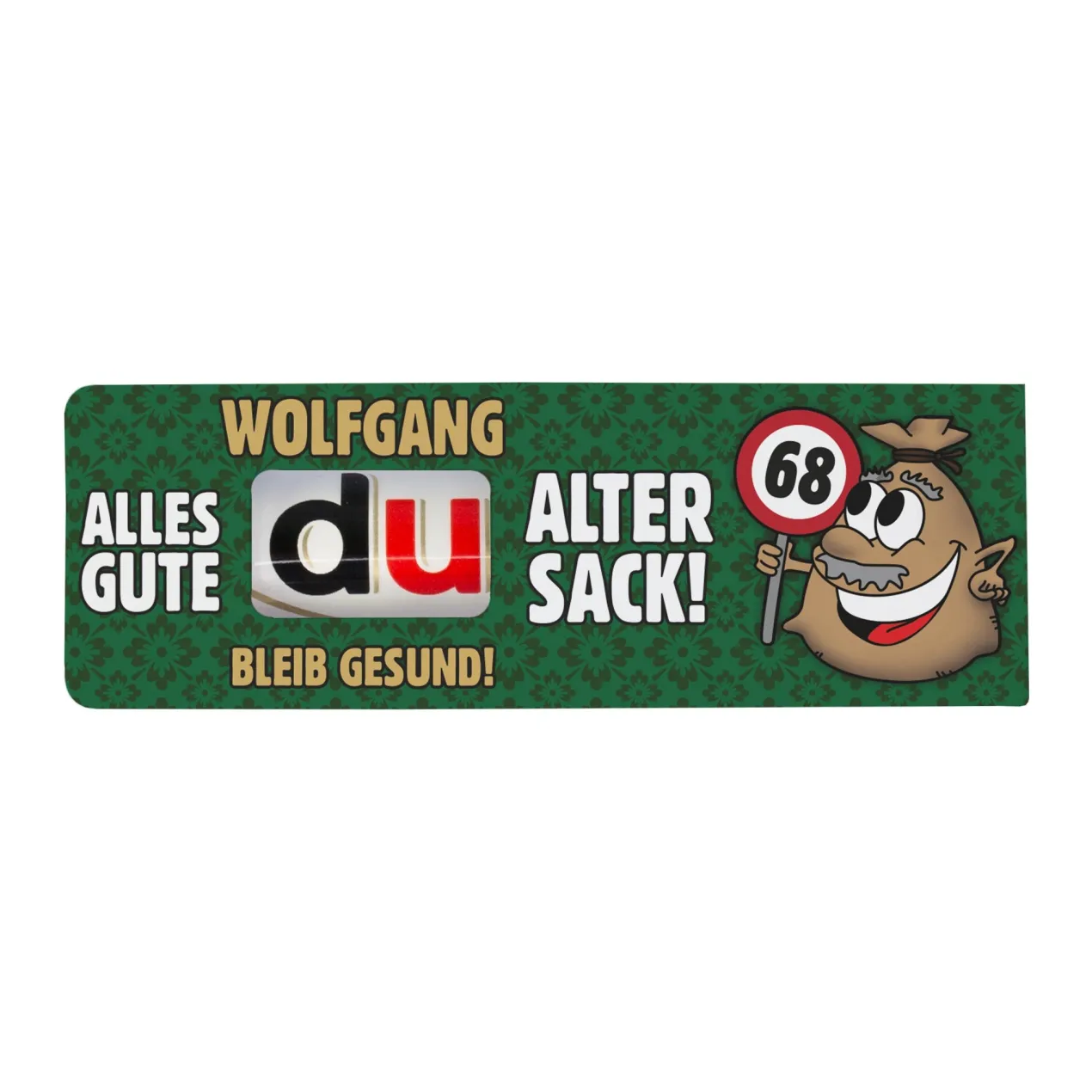 Personalisierter duplo Riegel zum Geburtstag | Alter Sack | Schokoriegel als Geschenk für Männer