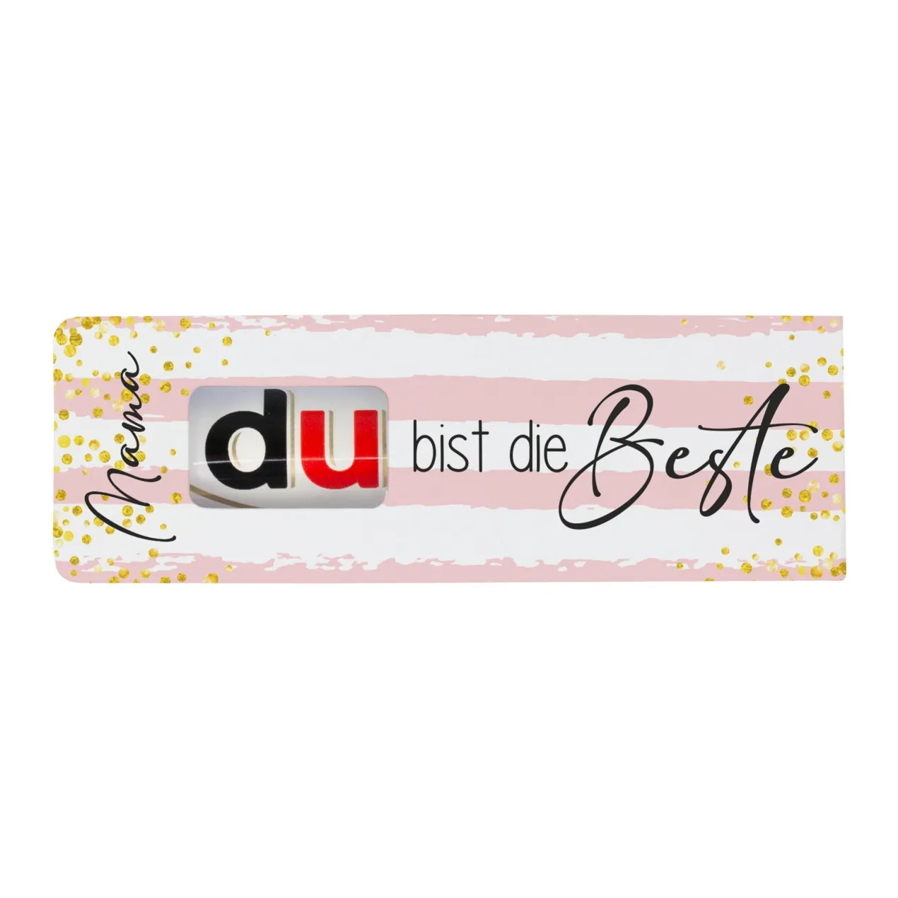 Personalisierter duplo Riegel für Mama | Schokoriegel mit Name als Geschenk zum Muttertag