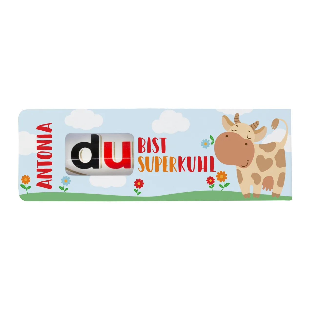 Personalisierter duplo Riegel als Geschenk für Kinder | SuperKUHL | Schokoriegel mit Name