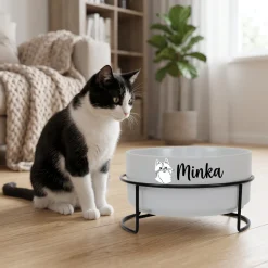 Personalisierter Fressnapf für Katzen mit Name | 880 ml Katzennapf von Ritzenhoff & Breker