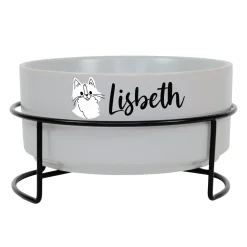 Personalisierter Fressnapf für Katzen mit Name | 880 ml Katzennapf von Ritzenhoff & Breker