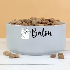 Personalisierter Fressnapf für Katzen mit Name | 880 ml Katzennapf von Ritzenhoff & Breker