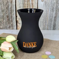Personalisierte Ritzenhoff Vase als Dankeschön mit eigenem Text | 3 Farben zur Auswahl