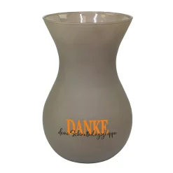 Personalisierte Ritzenhoff Vase als Dankeschön mit eigenem Text | 3 Farben zur Auswahl