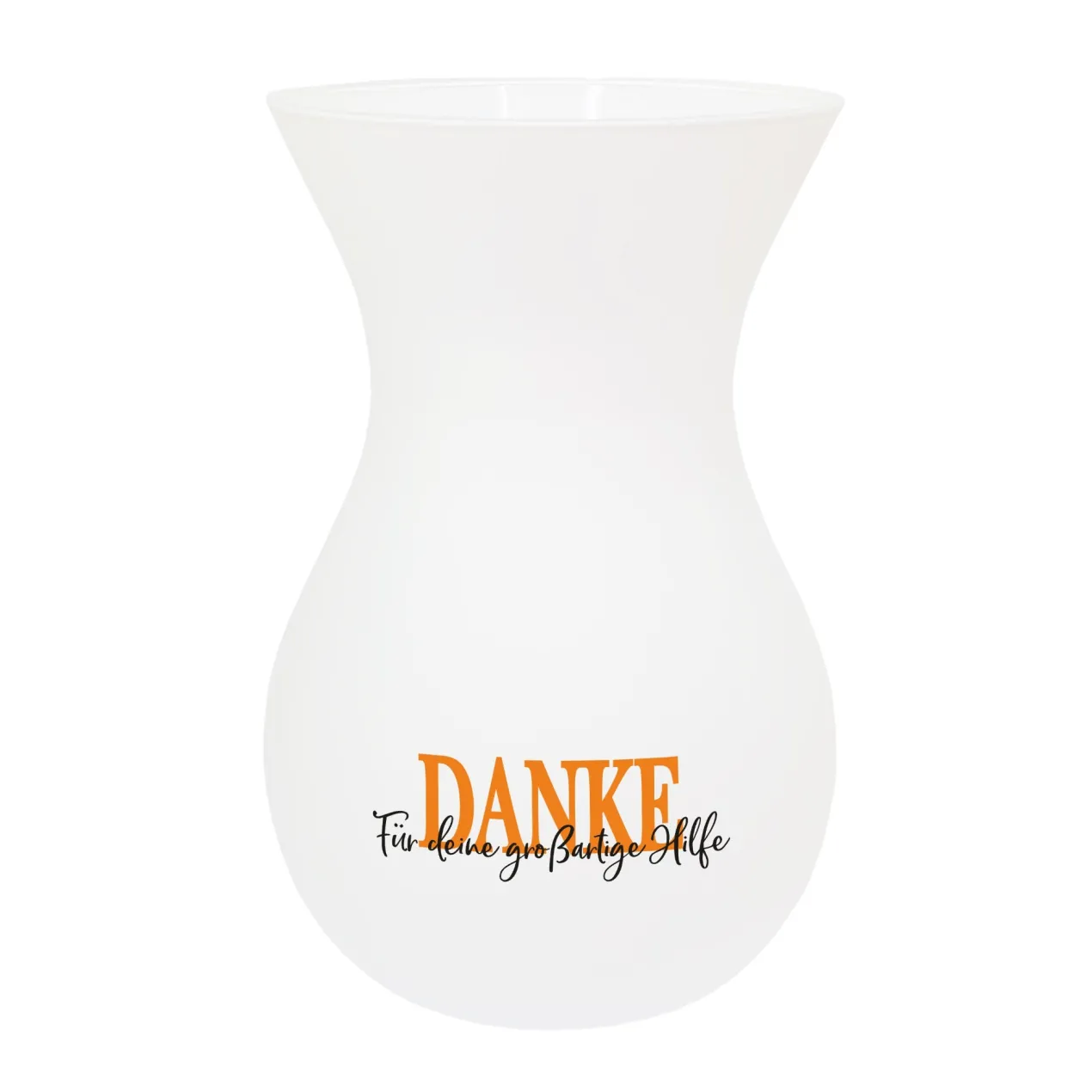 Personalisierte Ritzenhoff Vase als Dankeschön mit eigenem Text | 3 Farben zur Auswahl
