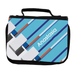Personalisierter Kulturbeutel für Schwimmer | Schwimmsport Waschtasche zum Aufhängen