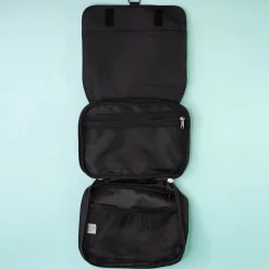 Personalisierter Kulturbeutel mit Berge Motiv | Waschtasche zum Aufhängen für Bergsteiger