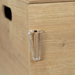 Personalisierte Rollbox aus Holz von clipfritz | Aufbewahrungsbox mit Spielzeugmotiv & Wunschtext