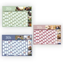 Personalisierter Wandkalender 2026 mit eigenen Bildern | Format A0 | 3 Farben zur Auswahl