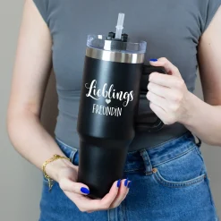 Personalisierter XXL Thermobecher für deinen Liebling | 1,2 Liter Thermo Cup