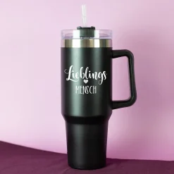 Personalisierter XXL Thermobecher für deinen Liebling | 1,2 Liter Thermo Cup