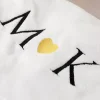 Personalisiertes Bademantel-Set mit Initialen & Herz bestickt | Partnerlook Geschenk für Paare