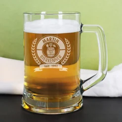 Personalisiertes Bierseidel für Bierkenner