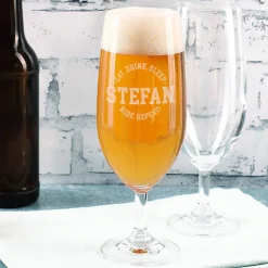 Personalisiertes Biker Geschenkset mit Bier, Glas, Nudeln | Gefüllter Geschenkkorb für Motorradfahrer