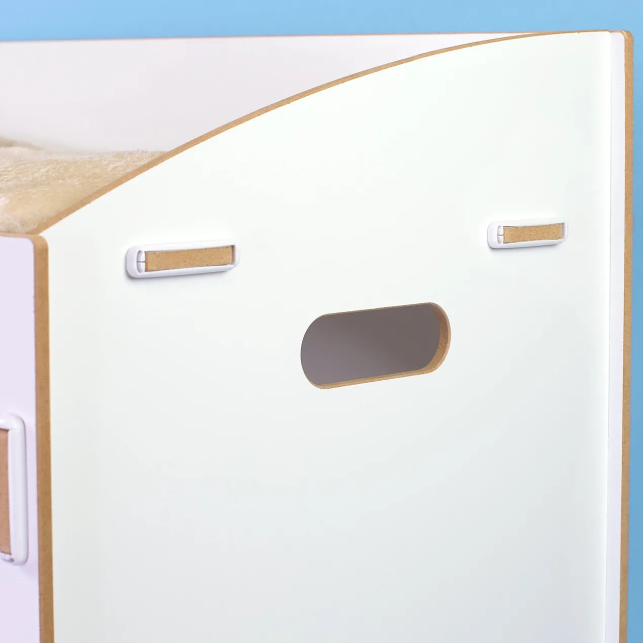 Personalisiertes clipfritz Katzenhaus 'Miezhaus' aus Holz mit Name | Geschenk für Katzen
