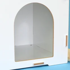 Personalisiertes clipfritz Katzenhaus 'Miezhaus' aus Holz mit Name | Geschenk für Katzen