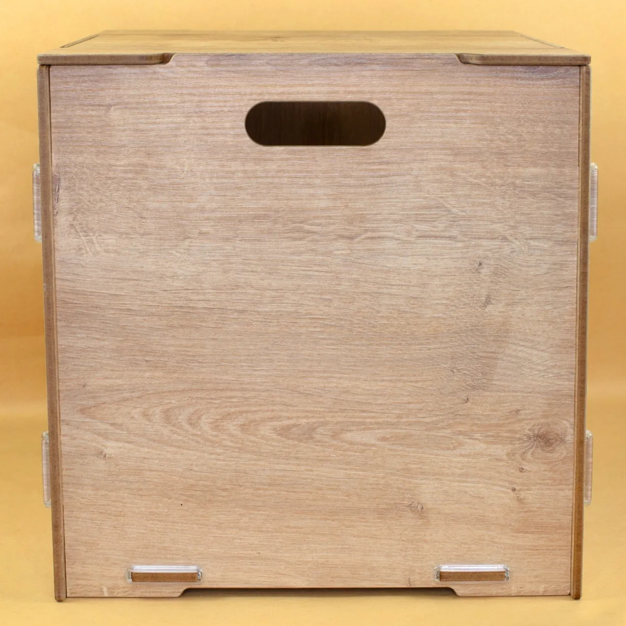 Personalisiertes clipfritz Katzenhaus aus Holz mit Name | 2 Farben | Geschenk für Katzen