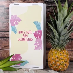 Personalisiertes Cocktail Geschenkset mit Pina Colada, Cocktailglas und Geschenkbox | Prost auf dich!