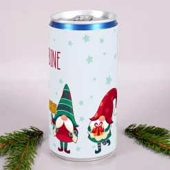 Personalisierte Secco Dose zu Weihnachten | Wichtel-Motiv | 200 ml