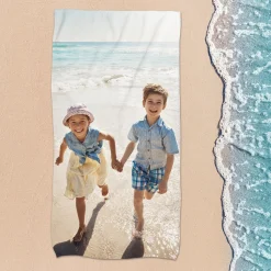 Personalisiertes Handtuch mit Foto in 3 Größen | Individuelles Geschenk für Familie & Freunde