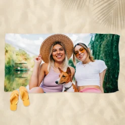 Personalisiertes Handtuch mit Foto in 3 Größen | Individuelles Geschenk für Familie & Freunde