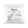 Personalisiertes Kissen zur Geburt für Jungen als Babygeschenk