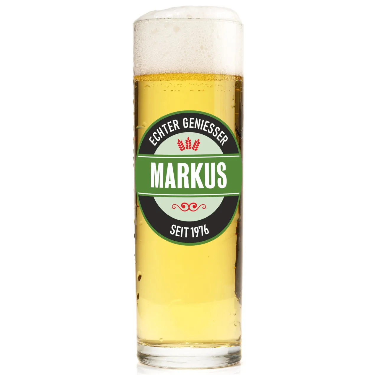 Personalisiertes Kölsch Glas als Geschenk für Kölner | 200 ml Bierglas mit Aufdruck