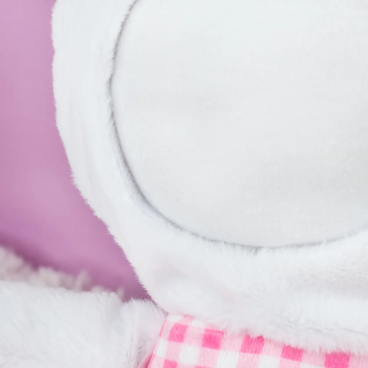 Personalisiertes Kuscheltier mit Foto Gesicht | Stofftier Hase als lustiges Geschenk | Rosa oder Blau