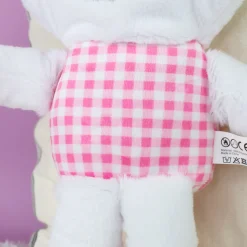 Personalisiertes Kuscheltier mit Foto Gesicht | Stofftier Hase als lustiges Geschenk | Rosa oder Blau