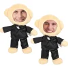 Personalisiertes Kuscheltier Paar Bräutigam mit Foto Gesicht | Ehemänner Teddy Hochzeitsgeschenk