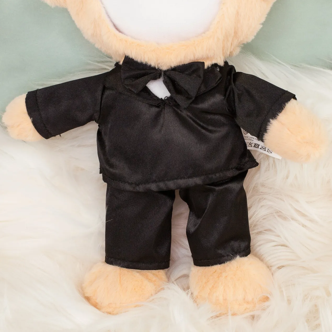 Personalisiertes Kuscheltier Paar Bräutigam mit Foto Gesicht | Ehemänner Teddy Hochzeitsgeschenk