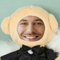 Personalisiertes Kuscheltier Paar Bräutigam mit Foto Gesicht | Ehemänner Teddy Hochzeitsgeschenk