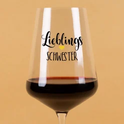 Personalisiertes Leonardo Weinglas für Lieblingsmenschen mit Herz | Geschenkidee für besondere Anlässe