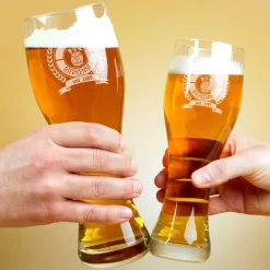 Personalisiertes Leonardo Weizen-Bierglas Bierkenner in zwei Größen