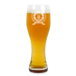 Personalisiertes Leonardo Weizen-Bierglas Bierkenner in zwei Größen
