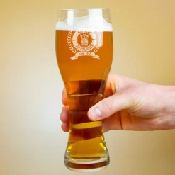 Personalisiertes Leonardo Weizen-Bierglas Bierkenner in zwei Größen