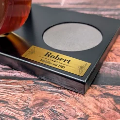 Personalisiertes Luxus Whisky Dekantierset in Gitarrenform | Dekanter Set für Musiker