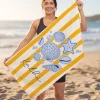 Personalisiertes Sporthandtuch für den Strand | Sport Handtuch schnelltrocknend mit Name