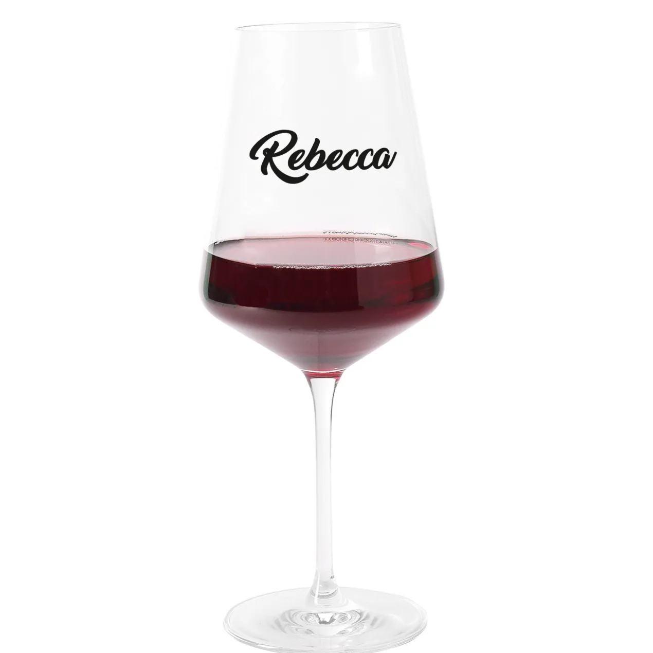 Personalisiertes Weinglas mit Name von Leonardo | Geschenkidee zum Geburtstag und für Weinliebhaber