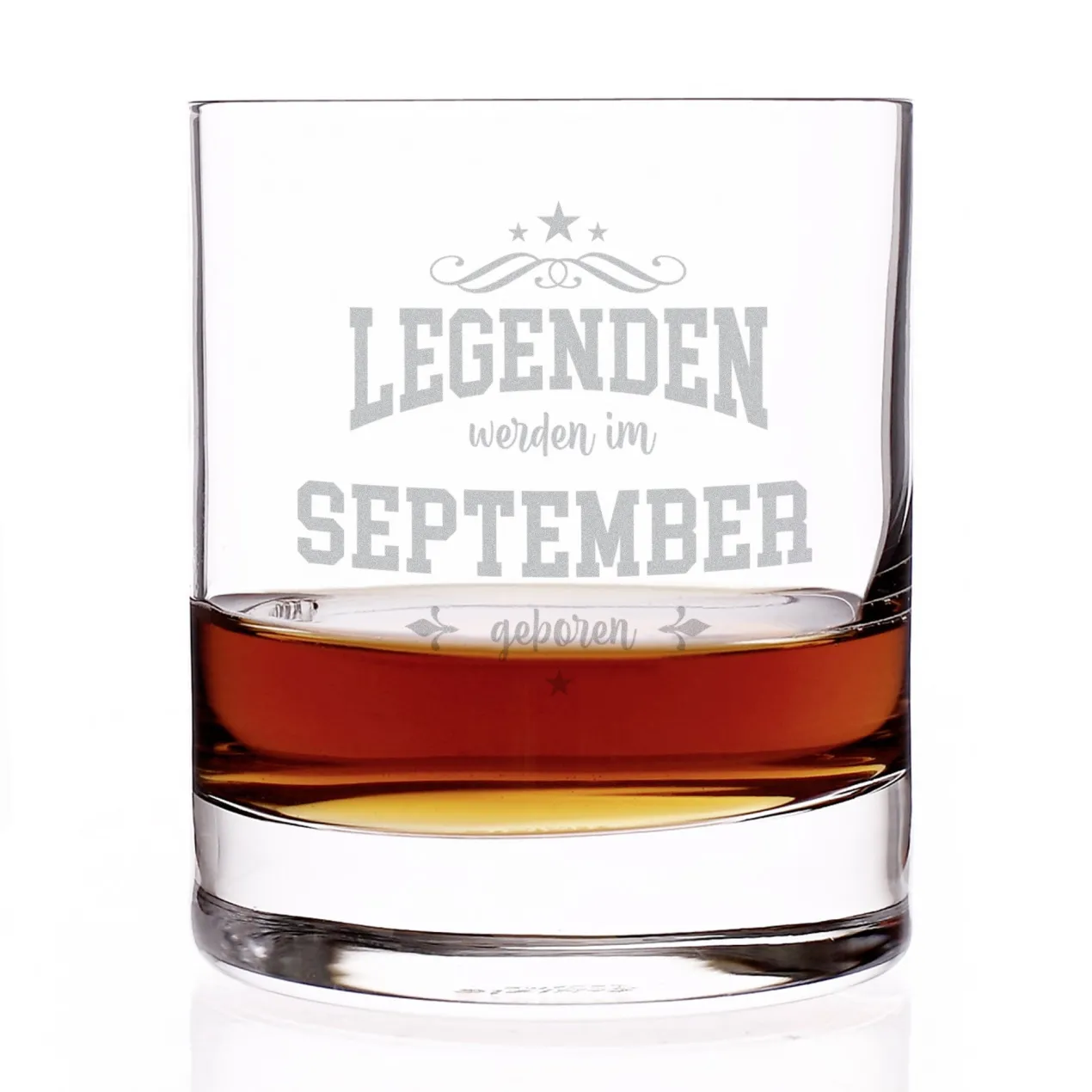Personalisiertes Whisky Glas mit Gravur als Geschenk zum Geburtstag | 320 ml Whiskeyglas