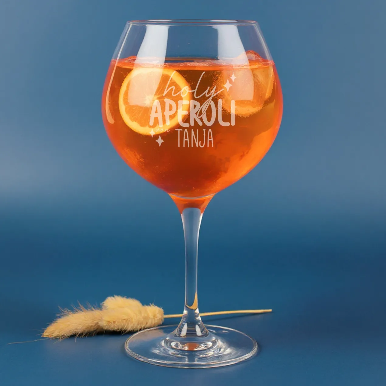 Personalisiertes XL Holy Aperoli Glas mit Gravur & Name | Leonardo Weinglas als Geschenkidee