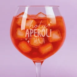 Personalisiertes XL Holy Aperoli Glas mit Gravur & Name | Leonardo Weinglas als Geschenkidee