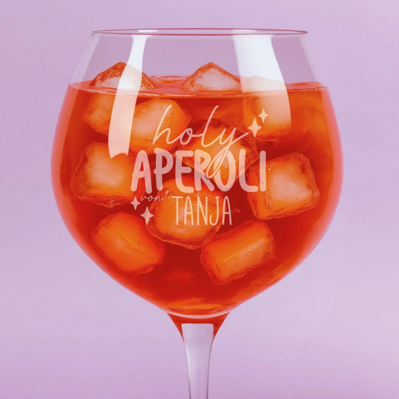 Personalisiertes XL Holy Aperoli Glas mit Gravur & Name | Leonardo Weinglas als Geschenkidee