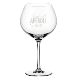 Personalisiertes XL Holy Aperoli Glas mit Gravur & Name | Leonardo Weinglas als Geschenkidee