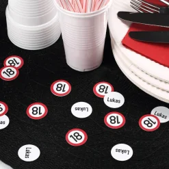 Personalisiertes XL Konfetti zum 18. Geburtstag mit Name