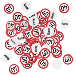 Personalisiertes XL Konfetti zum 40. Geburtstag mit Name