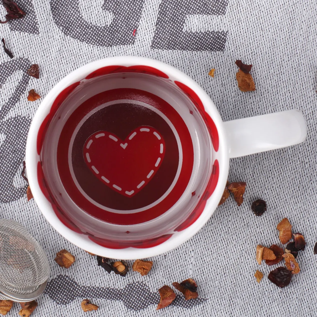 Personalisierte Tasse 'Ich finde dich mausgezeichnet!' mit Name im Herz | Valentinstagsgeschenk